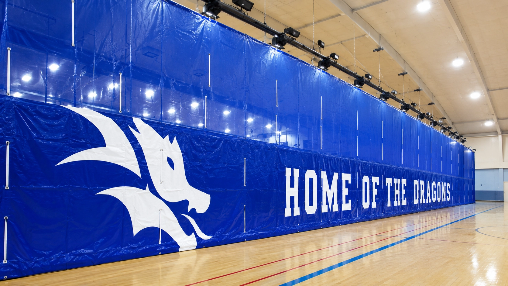 Divider Curtain HS Gym - Jakarta Intercultural School