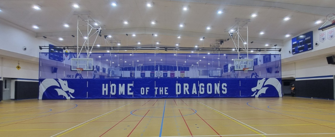 Divider Curtain HS Gym - Jakarta Intercultural School