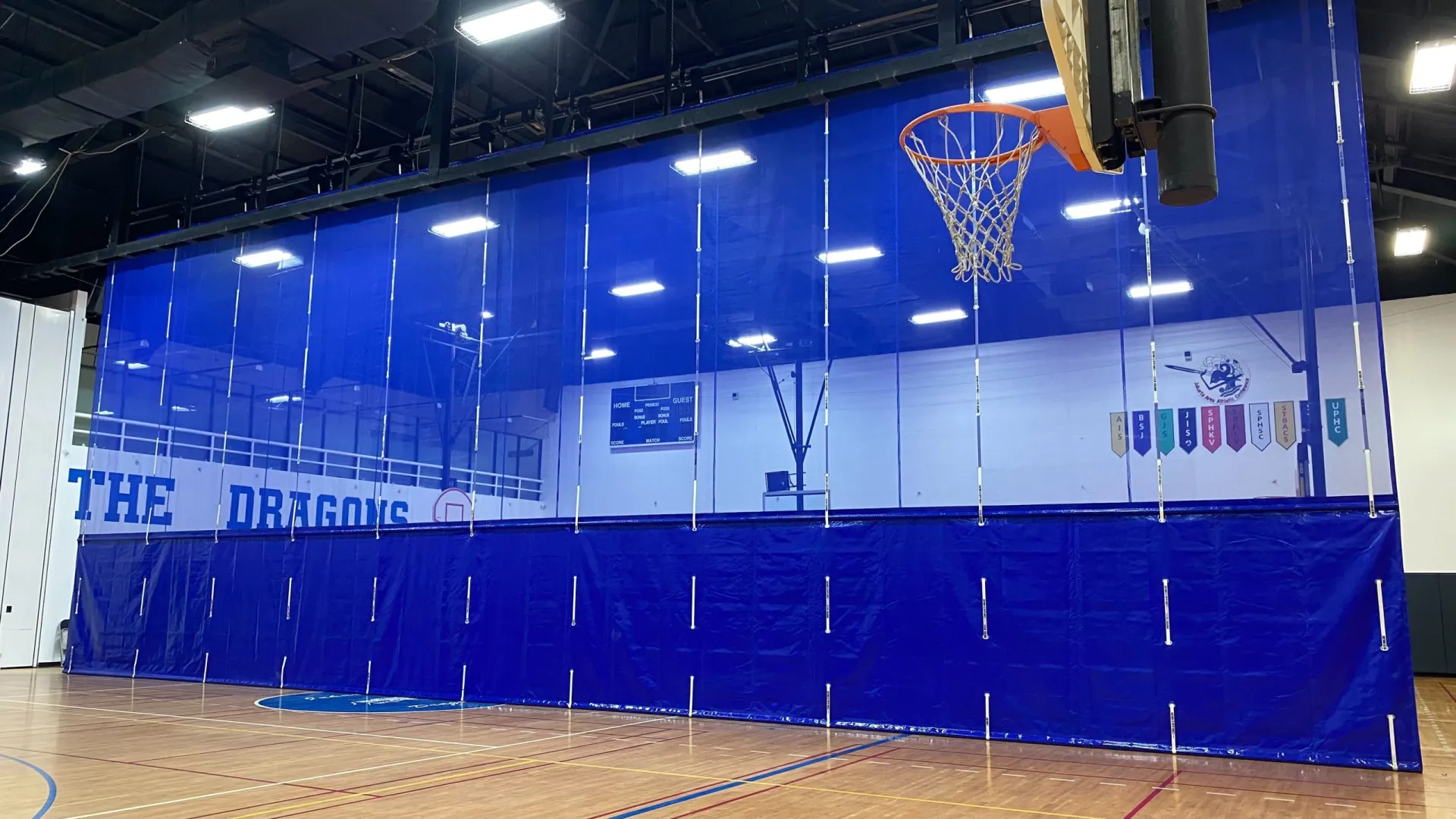 Electric Divider Curtain, JIS MS Gym