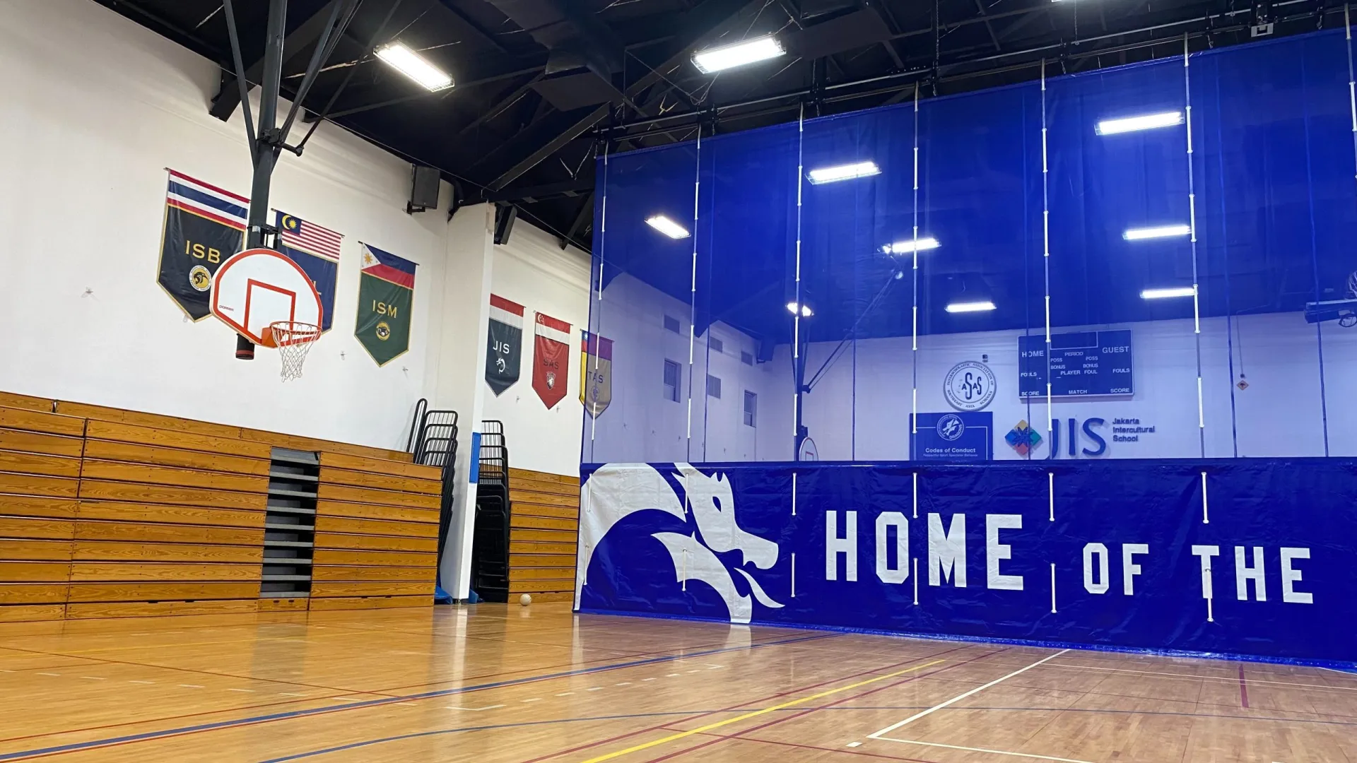 Electric Divider Curtain, JIS MS Gym