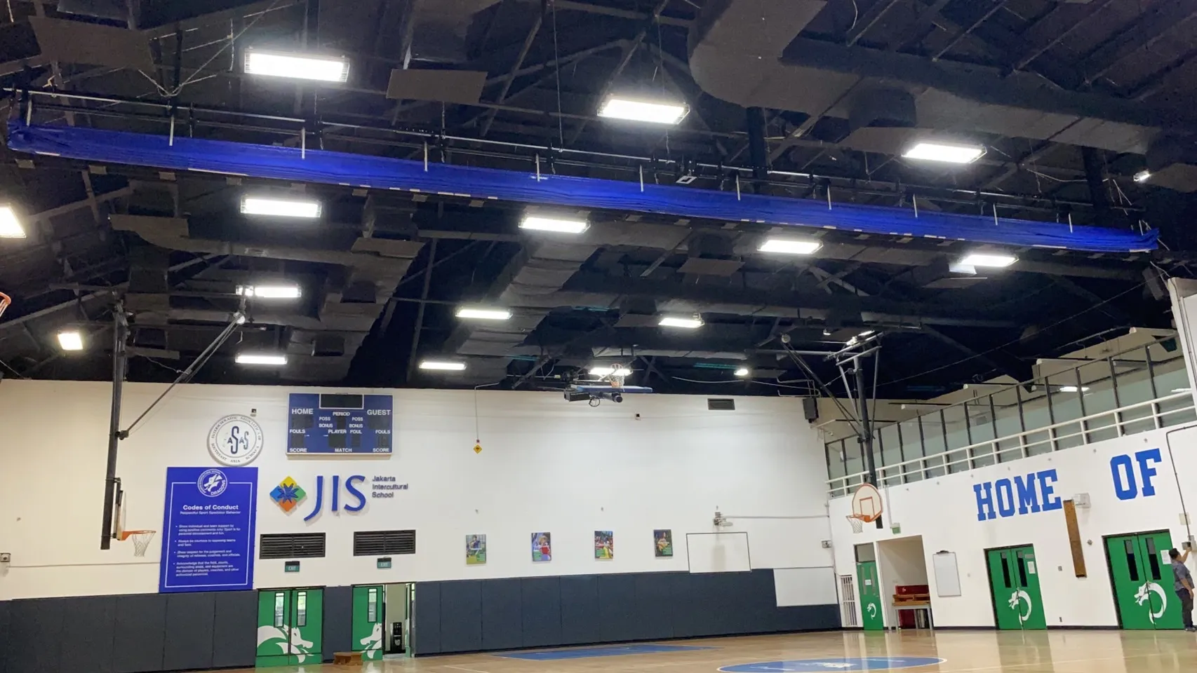 Electric Divider Curtain, JIS MS Gym