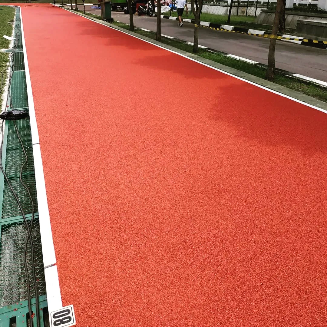 Rubber Flooring Track Athletics, Bandung