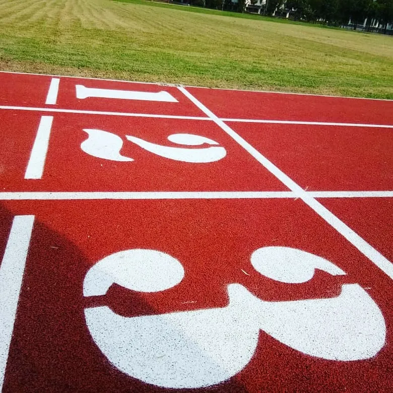 Rubber Flooring Track Athletics, Bandung