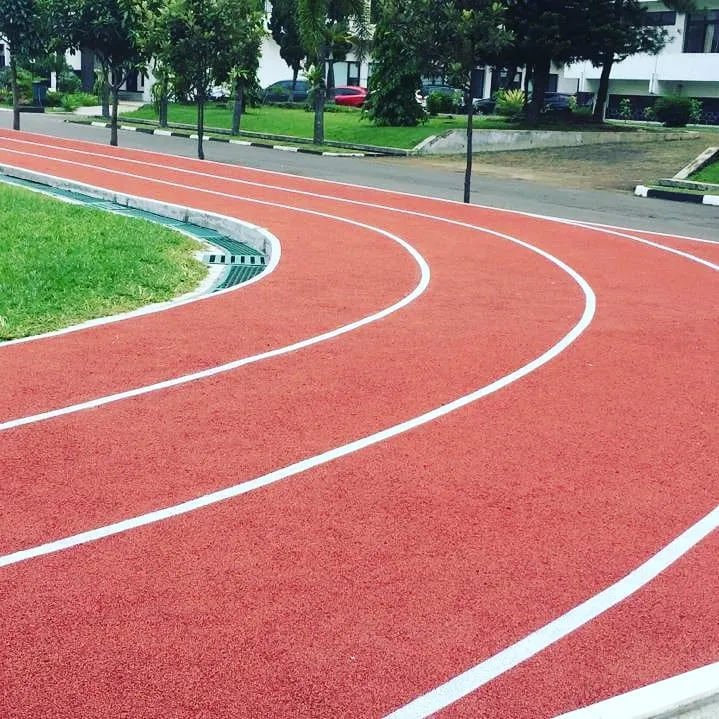 Rubber Flooring Track Athletics, Bandung